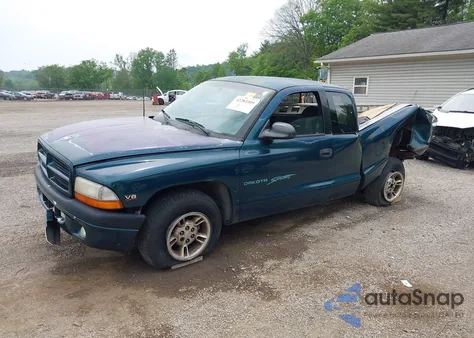 1998 Dodge Dakota Slt/Sport из США, поврежденный, VIN 1B7GL22Y5WS694671